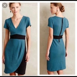Anthropologie Maeve Split Shade Dress Size Small